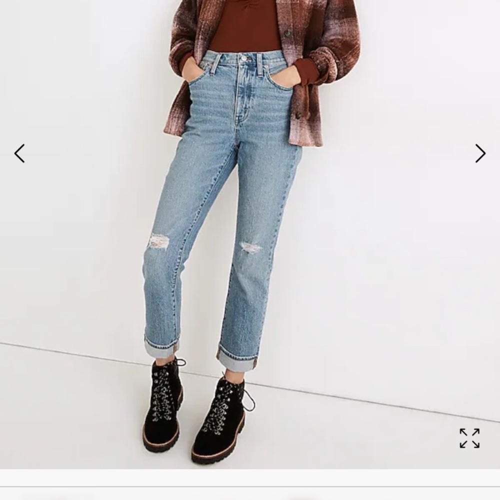 Madewell High-Rise Slim Boyjeans - 27